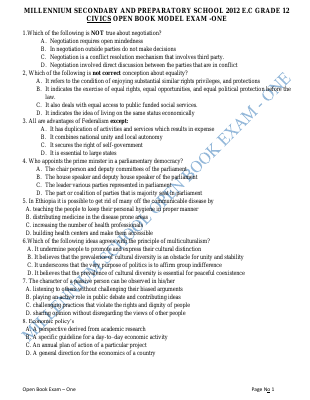 Grade 12 Civics Model Exam 2012 E.C.pdf